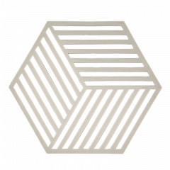 Zone Denmark Σουπλά Για Ζεστά Σκεύη Σιλικόνης 16x14 - Hexagon Warm Grey