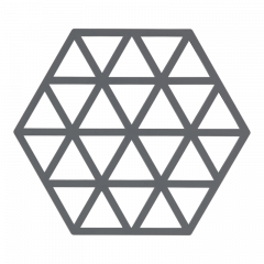 Zone Denmark Σουπλά Για Ζεστά Σκεύη Σιλικόνης 16x14 - Triangles Cool Grey