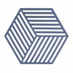 Zone Denmark Σουπλά Για Ζεστά Σκεύη Σιλικόνης 16x14 - Hexagon Denim