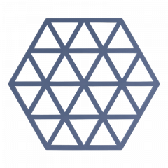 Zone Denmark Σουπλά Για Ζεστά Σκεύη Σιλικόνης 16x14 - Triangles Denim