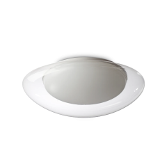 Ideal Lux Πλαφονιέρα Led Πλαστική Λευκή Ø64 Squish Pl 332420