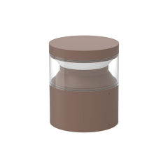 Ideal Lux Κολωνάκι Εξωτερικού Χώρου Led Καφέ 15 Εκ. Boeing Pt 346663