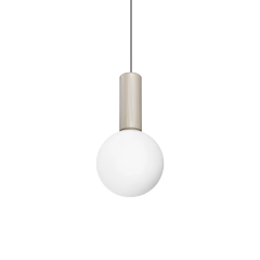 Ideal Lux Φωτιστικό Οροφής Led Γυάλινο/Μεταλλικό Λευκό Ø15 Εκ. Odeon Sp1