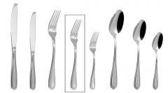 Espiel Empire Πιρούνι Φρούτου Ασημί 18,3X2,5 Κωδικός: GYS206K12