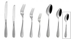 Espiel Empire Κουταλάκι Γλυκού Ασημί 15x2,7 Κωδικός: GYS207K12