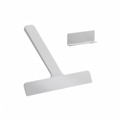 Zone Denmark Καθαριστής Τζαμιών Από Σιλικόνη 24x22 - Ume Soft Grey