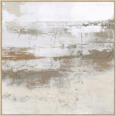 Bizzotto Bold Πίνακας Σε Καμβά Ασημί/Καφέ 82,6x82,6