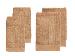 Zone Denmark Πετσέτες Βαμβακερές Σετ 4 Τμχ - Classic Mandarine