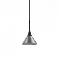 Ideal Lux Φωτιστικό Οροφής Led Γυάλινο Φιμέ Ø15 Εκ. Cocktail Led Sp