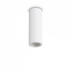 Ideal Lux Σποτ Οροφής Γύψινο Λευκό 20 Εκ. Look Pl1 Round