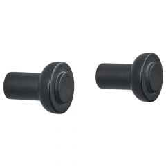 Zone Denmark Κρεμάστρες Τοίχου Ξύλινες Σετ 2 Τμχ Φ2,5x3 - Sensu Black