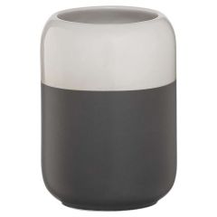 Sealskin SPHERE Ποτήρι Οδοντόβουρτσας Πορσελάνινο Φ73x10,4 I Dark Grey