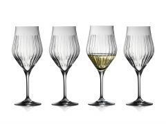 Lyngby Glas Ποτήρια Λευκού Κρασιού Κρυστάλλινα Σετ 4 Τμχ 23 Εκ. 550 ml - Ane Clear