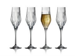 Lyngby Glas Ποτήρια Σαμπάνιας Κρυστάλλινα Σετ 4 Τμχ 25 Εκ. 230 ml - Ane Clear