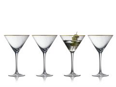 Lyngby Glas Ποτήρια Για Μαρτίνι Γυάλινα Σετ 4 Τμχ 17 Εκ. 250 ml - Palermo Clear