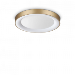 Ideal Lux Πλαφονιέρα Led Μεταλλική Οξυντέ Ø50 Εκ. 28W 2600 Lumen 3000K Planet Pl