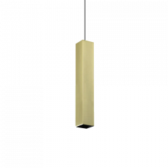 Ideal Lux Φωτιστικό Οροφής Μεταλλικό Οξυντέ Look Sp1 Square 371702