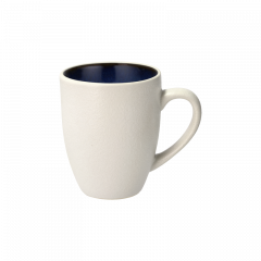 Bitz Κούπα Stoneware 300 ml - Gastro White/Dark Blue