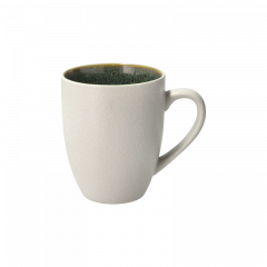 Bitz Κούπα Stoneware 300 ml - Gastro White/Green