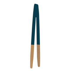 Pebbly Λαβίδα Για Τοστ Από Bamboo Natural/Μπλε 24 Εκ.