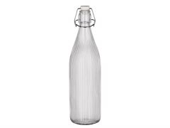 Funktion Μπουκάλι Mε Πώμα Ασφαλείας 1000 ml Γυάλινο Διάφανο Φ8,5x31,4 Εκ.