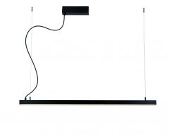 Viokef Γραμμικό Φωτιστικό Ράγα Led Αλουμινίου Μαύρο Lynne 3994601