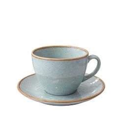 Espiel Blue/Ciel Essentials Φλυτζάνι Cappuccino Με Πιατάκι 400 ml 16x8 Κωδικός: OWM103K6