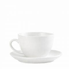 Espiel Morgan Φλιτζάνι Cappuccino Με Πιατάκι Πορσελάνινο Λευκό 220 ml 14x8 Εκ. Κωδικός: OW2057K6