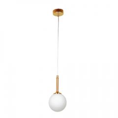 Inlight Φωτιστικό Οροφής Γυάλινο/Μεταλλικό Χρυσό 4016-1