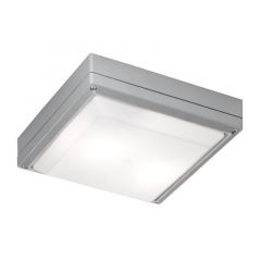 Viokef Πλαφονιέρα Εξωτερικού Χώρου Γκρι Leros 4049300