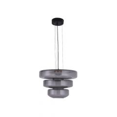 Inlight Φωτιστικό Οροφής Led Γυάλινο Φιμέ Ø45x33 Εκ. 4070-Smoky