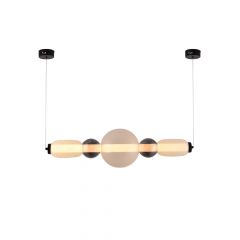 Inlight Φωτιστικό Οροφής Ράγα Led Γυάλινο Φιμέ 80x20 Εκ. 4078-Smoky