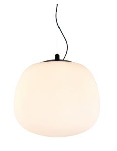 InLight Φωτιστικό Οροφής Γυάλινο Λευκό Φ38x30 Εκ. 4082-A
