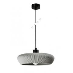 InLight Φωτιστικό Οροφής Γύψινο Γκρι Φ30 Εκ. 4102-B-Gray