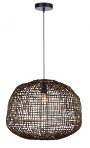 InLight Φωτιστικό Οροφής Ρατάν Καφέ Φ38x49 Εκ. 4104-A