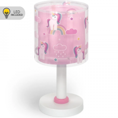 Ango Παιδικό Επιτραπέζιο Φωτιστικό Unicorns Ροζ 41591N