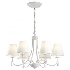 Viokef Φωτιστικό Οροφής Μεταλλικό Λευκό Patricia 4164200