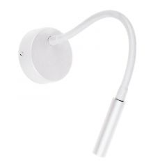 Viokef Απλίκα Led Μεταλλική Λευκή Ivor 4176001