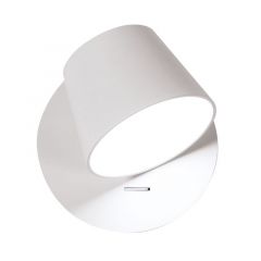 Viokef Απλίκα Led Μεταλλική Λευκή Kim 4188300