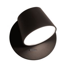 Viokef Απλίκα Led Μεταλλική Μαύρη Kim 4188301