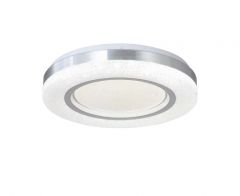 Inlight Πλαφονιέρα Led Με Εναλλαγή Χρώματος Ασημί Ø50 42016-A-Dimmable