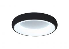 Inlight Πλαφονιέρα Led Με Εναλλαγή Χρώματος Μαύρη Ø60 42020-A-Black Dimmable
