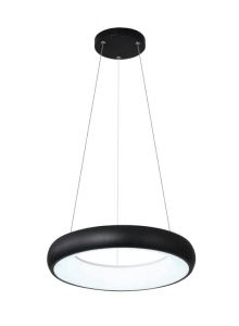 Inlight Φωτιστικό Οροφής Led Με Εναλλαγή Χρώματος Μαύρο Ø60 42023-A-Black Dimmable