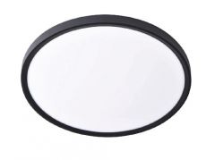 Inlight Πλαφονιέρα Led Με Εναλλαγή Χρώματος 60W 3CCT Μαύρη Φ75 Εκ. 42036-AA-Black
