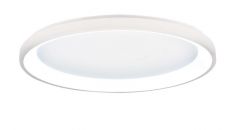 Inlight Πλαφονιέρα Οροφής Led Με Εναλλαγή Χρώματος Λευκή Ø40x5 Εκ. 42044-C-White