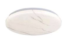 InLight Πλαφονιέρα Οροφής Led Με Εναλλαγή Χρώματος 4CCT Ακρυλική Λευκή Φ40 Εκ. 42050-B-Λευκό