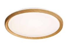 InLight Πλαφονιέρα Led Με Εναλλαγή Χρώματος 4CCT Αλουμινίου Natural Φ50 Εκ. 42052-A