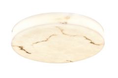 InLight Πλαφονιέρα LED Με Εναλλαγή Χρώματος 3CCT Από Αλάβαστρο Φ80 Εκ. 42053-A