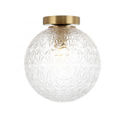 Viokef Πλαφονιέρα Γυάλινη Διάφανη Aspa 4206000