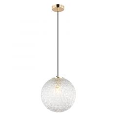 Viokef Φωτιστικό Οροφής Γυάλινο Διάφανο Aspa 4206100